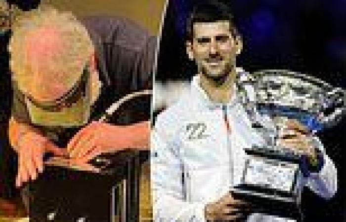 sport news Amazing video shows how Australian Open prepares champions' trophies in the ... trends now