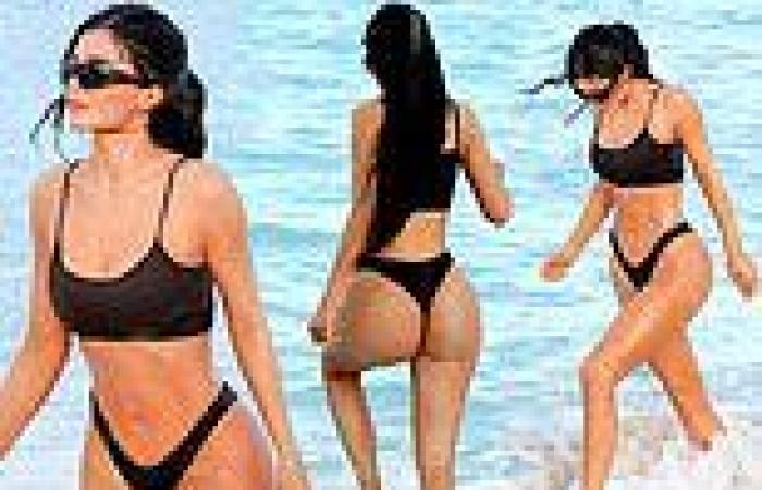 Kylie Jenner EXCL- she reveals her fabulous figure in a thong bikini in ... trends now