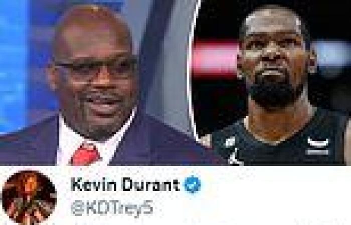 sport news Kevin Durant is roasted by Shaquille O'Neal after questioning Lakers' great's ... trends now