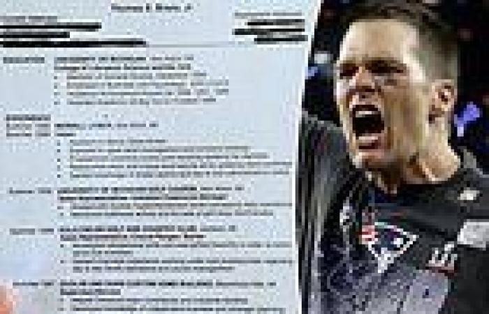 sport news Tom Brady's resume from 2000 as he prepared for a life without football before ... trends now