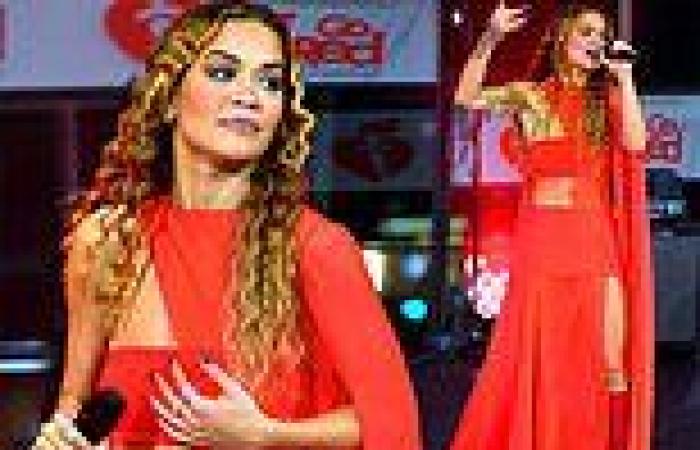 Rita Ora hits the stage for American Heart Association's Red Dress Collection ... trends now