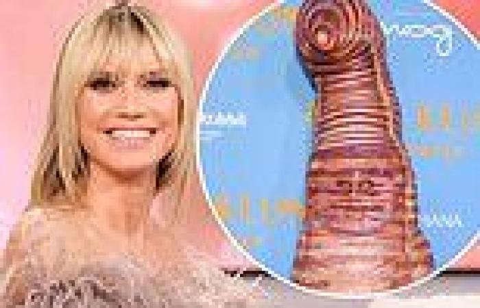 Heidi Klum opens up about experience in THAT Halloween worm costume trends now