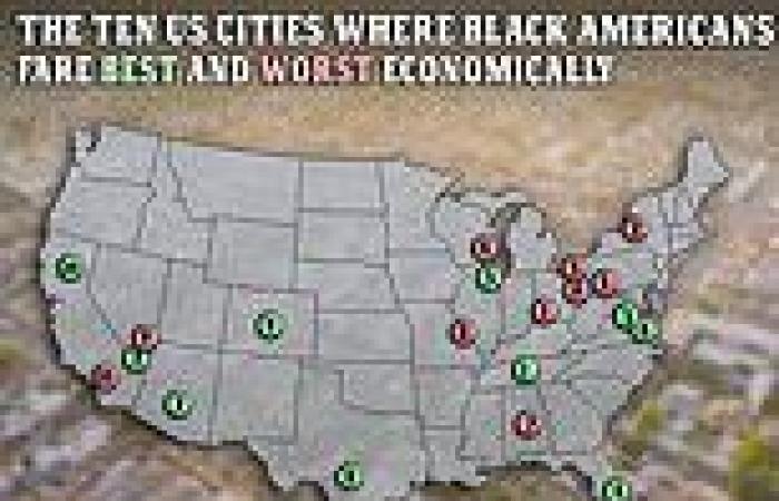 The 10 US cities where black Americans fare best - and worst - economically trends now