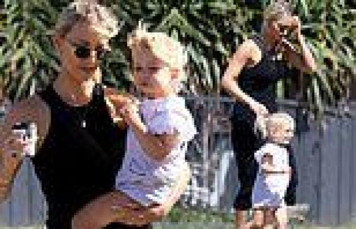The Bachelor's Anna Heinrich teaches her two-year-old daughter to walk trends now