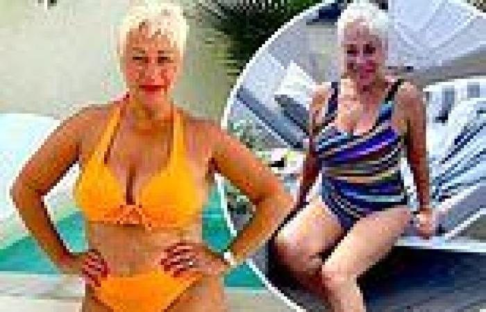 Denise Welch shuts down trolls who give her 'flack' for posing in swimsuits at ... trends now