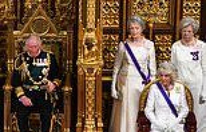 King Charles and Queen Consort Camilla will sit on brand new thrones at the ... trends now