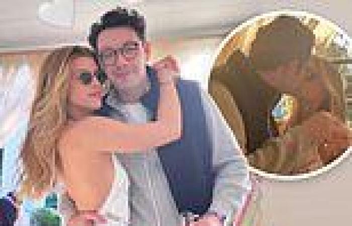 Sofia Richie smooches her fiance Elliot Grainge at her bridal shower  trends now