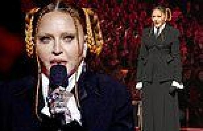 Grammy Awards 2023: Madonna shows off VERY smooth visage wearing all-black as ... trends now