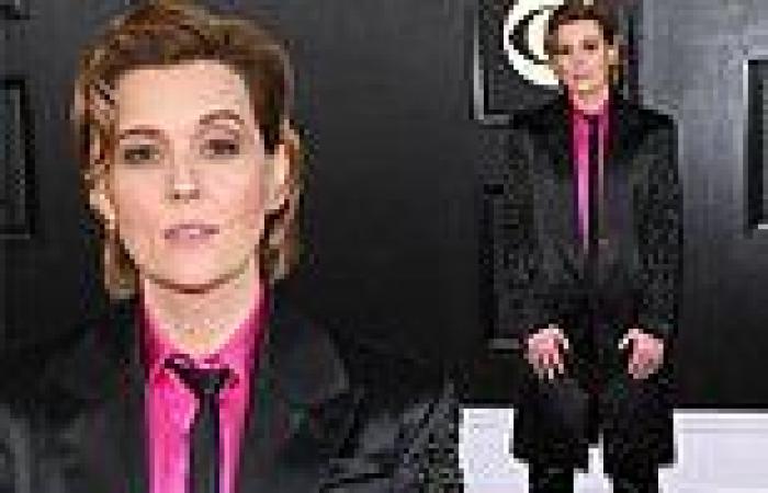 Brandi Carlile attends Grammys red carpet dazzling in rhinestone ensemble and ... trends now