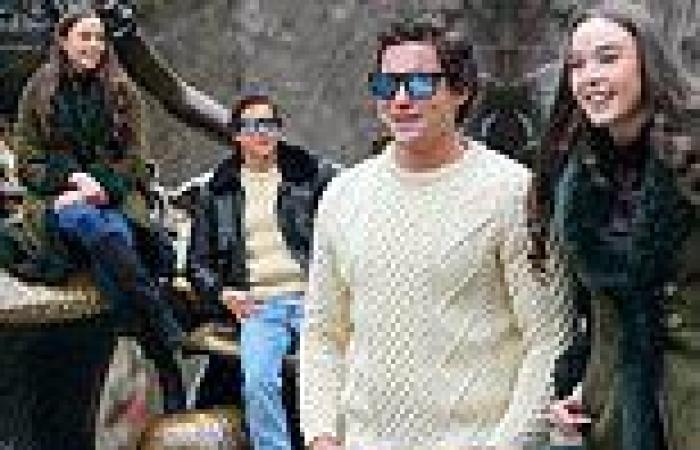 Vito Schnabel spends time with Warren Beatty's daughter Ella on the NYC set of ... trends now