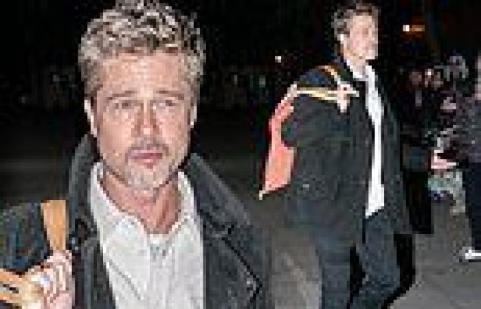 Brad Pitt is as handsome as ever on the set of his latest film Wolves in NYC trends now