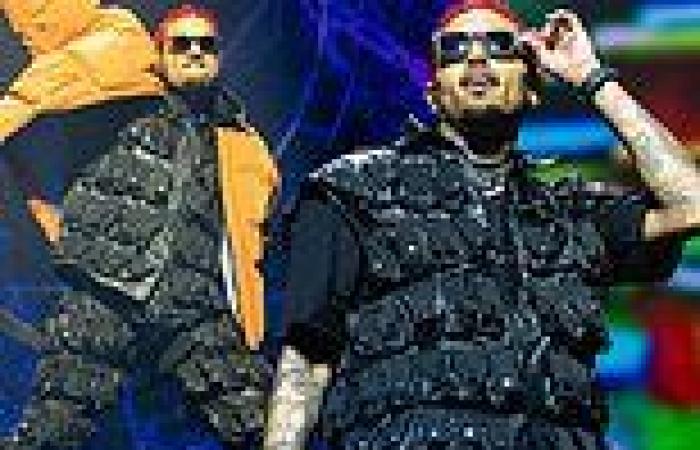 Chris Brown debuts red hair as he performs in Dublin - after reacting to ... trends now