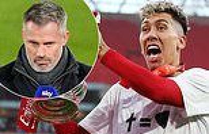 sport news Jamie Carragher reacts to Roberto Firmino's Liverpool exit trends now