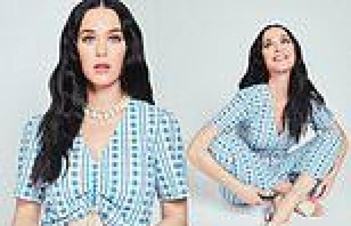 Katy Perry flashes her tummy in a crop top and slacks for upcoming collection ... trends now