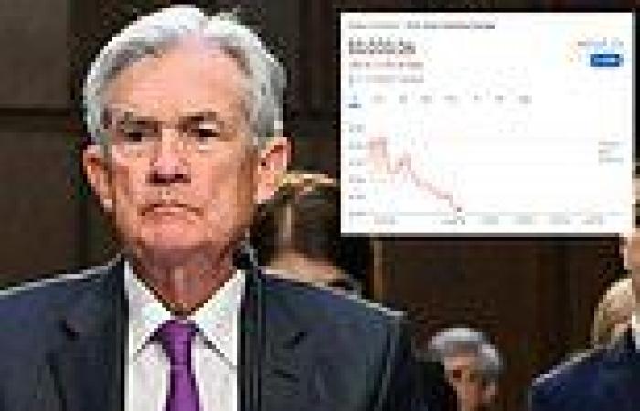 Dow Jones plummets 400 points after Fed chair warned of further rate hikes trends now