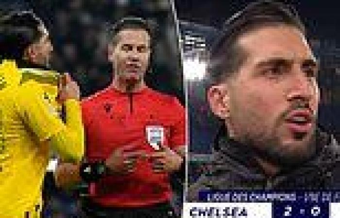 sport news Borussia Dortmund star Emre Can RAGES at the referee after his side's Champions ... trends now