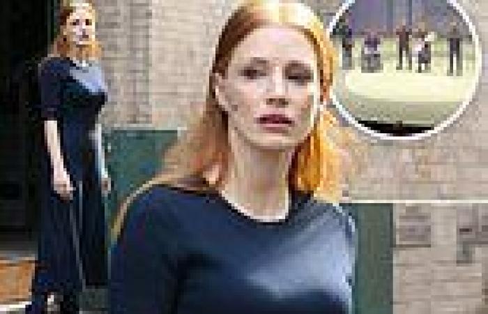 Jessica Chastain performs in FINAL preview of her Broadway play A Doll's House trends now