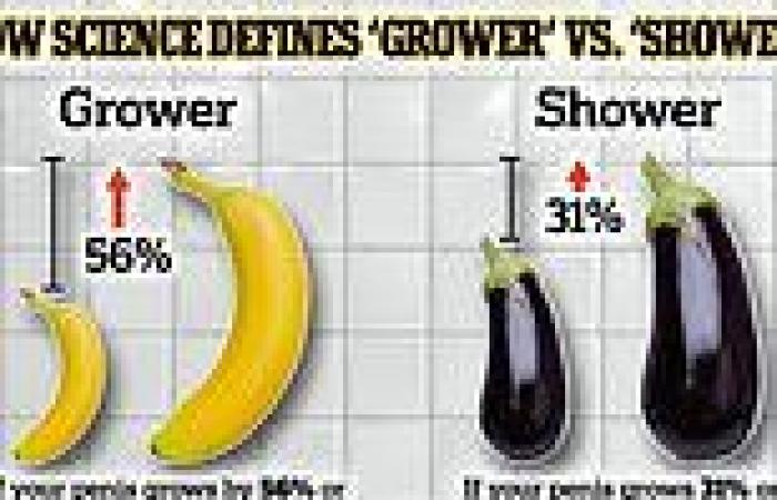 Men, are you a 'grower' or a 'shower'? Experts invent scientific definition to ... trends now