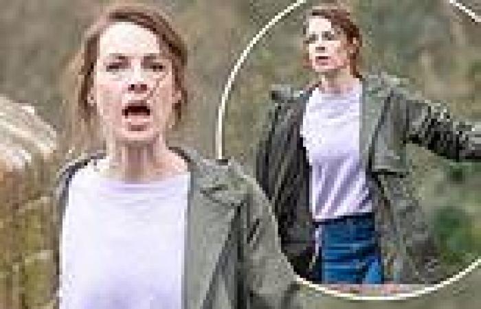 Jessica Raine spotted filming dramatic scenes for The Devil's Hour series two trends now