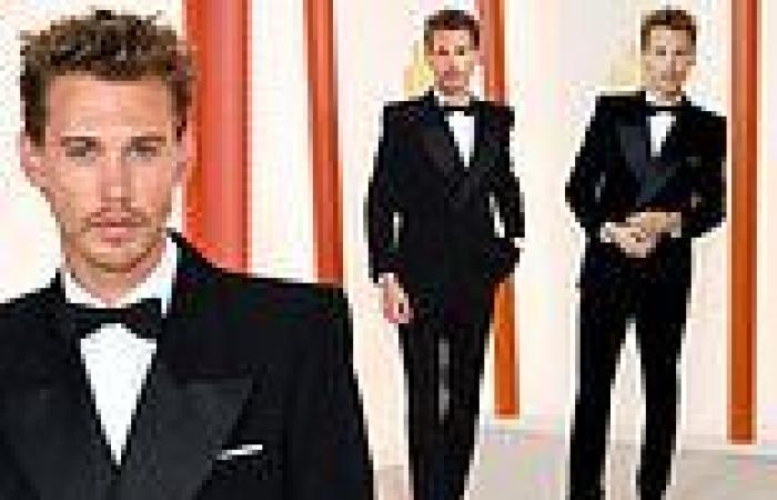Austin Butler is a Hollywood heartthrob at Oscars 2023 in a chic black tuxedo trends now