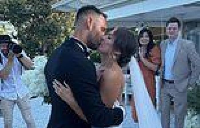 The Bachelorette star Carlin Sterritt weds Emily Bradwell in Palm Beach trends now