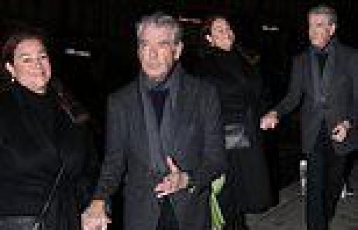 Pierce Brosnan holds hands with wife Keely Shaye Smith as they enjoy a date ... trends now