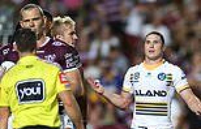 sport news Parramatta star Mitchell Moses fined for shocking act in Eels defeat to the Sea ... trends now