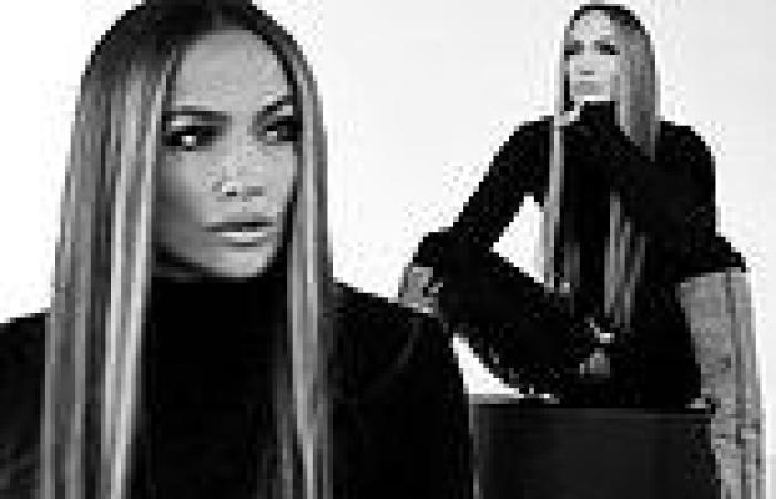 Jennifer Lopez models knee-high rhinestone boots from new shoe collection with ... trends now