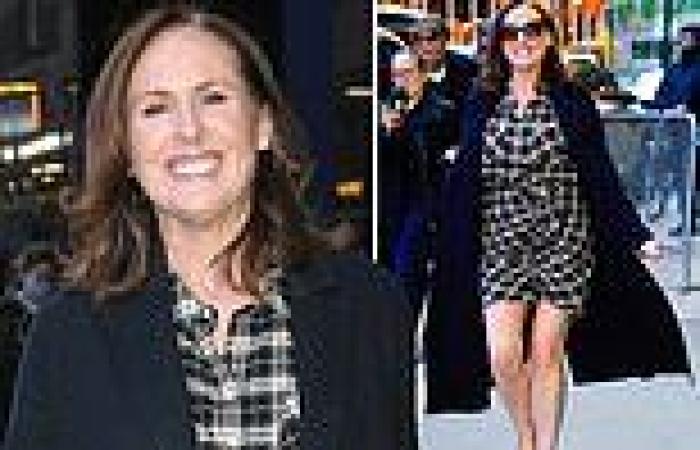 Molly Shannon, 58, puts on a leggy display as she praises Florence Pugh on GMA trends now