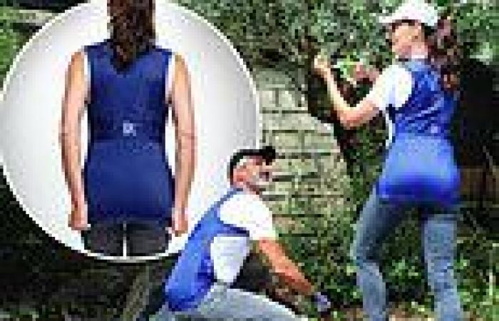 Shoppers are avoiding back pain when gardening with posture support jacket ... trends now