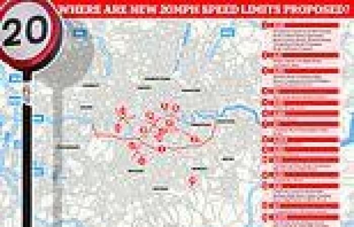 Where will Transport for London impose new 20mph speed limits? trends now