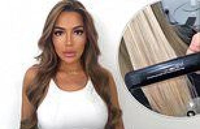 Love Island's Tanyel Revan returns to work as a hairdresser in North London ... trends now