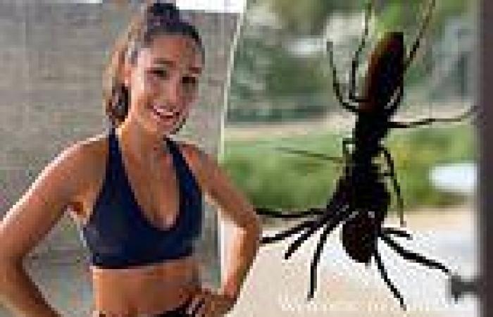 Kayla Itsines is left terrified as she discovers 'disgusting' insect crawling ... trends now