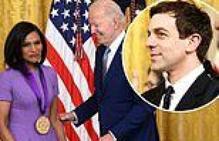 B.J. Novak applauds ex Mindy Kaling as she's honored with National Medal of ... trends now