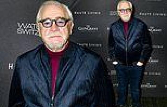 Succession's Brian Cox, 76, cuts a suave figure at a swanky magazine bash in ... trends now