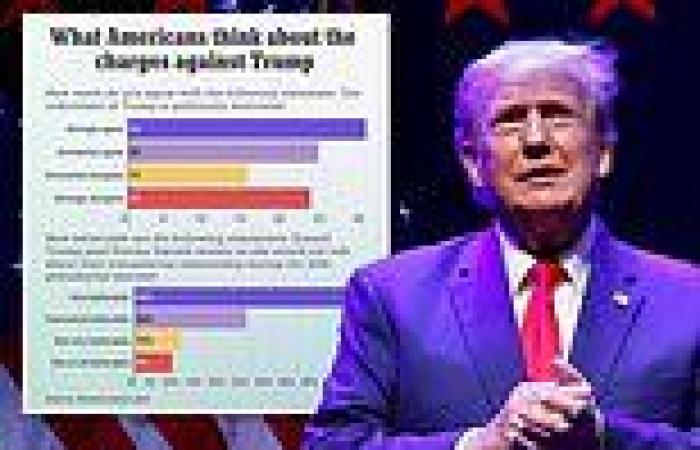 Half in US say Trump's NYC prosecution is 'political,' but even MORE say the ... trends now