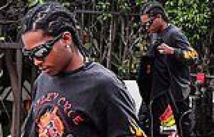 A$AP Rocky seen for the first time after girlfriend Rihanna's  home was swarmed ... trends now