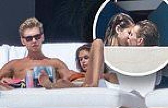 Austin Butler and bikini-clad Kaia Gerber packing on the PDA on romantic ... trends now