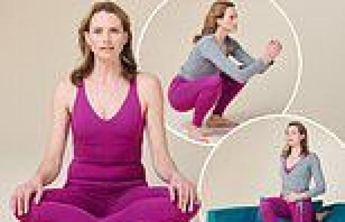 Standing up from cross-legged and stretching on couch: The exercises that ... trends now
