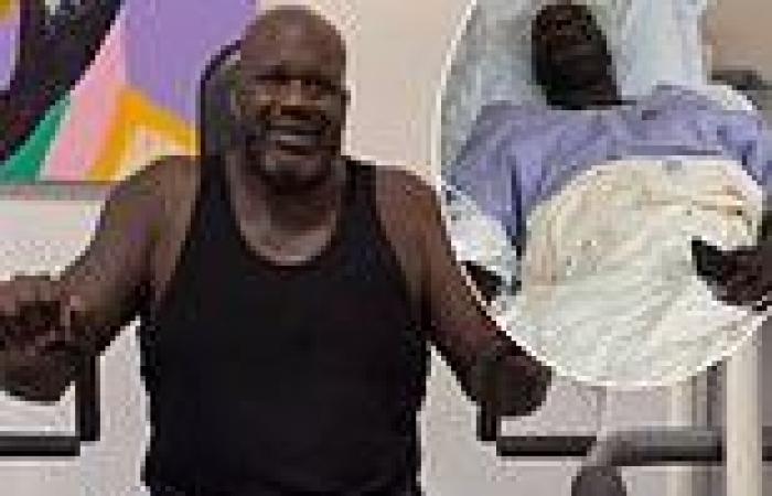 sport news Shaquille O'Neal spotted in gym just a WEEK after undergoing hip replacement ... trends now