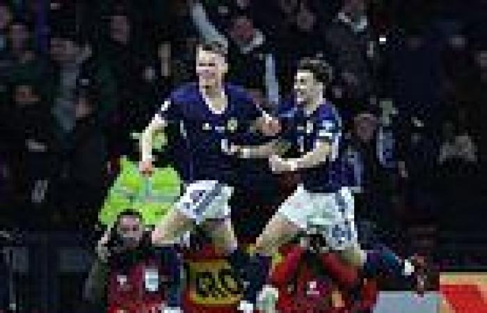 sport news Scotland 2-0 Spain: Scott McTominay scores twice as Steve Clarke's side stun ... trends now