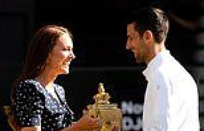 Princess of Wales will hand coveted trophy to both men and women's singles ... trends now