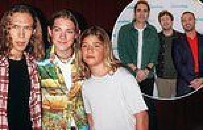 Nineties pop band Hanson look unrecognisable as dashing grown-up stars trends now