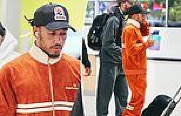 Lewis Hamilton looks chic at airport ahead of Australian Grand Prix trends now