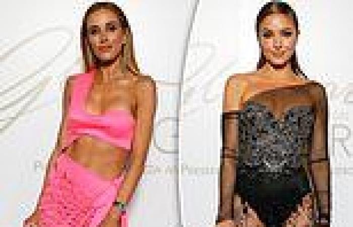 Glamour on the Grid: Bec Judd stuns in very risqué pink gown trends now