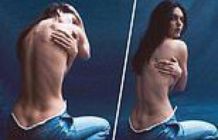 Kendall Jenner flashes her 'coin slot' in a $720 pair of low-rise The Row jeans ... trends now