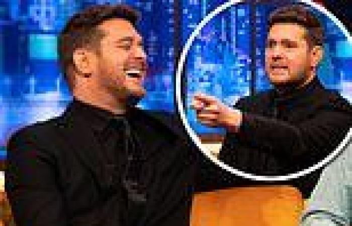 Michael Bublé jokes he doesn't have to be 'politically correct' in the UK trends now