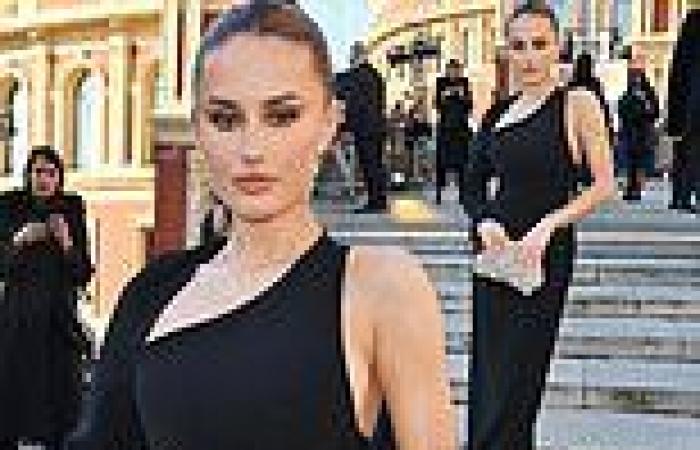 Olivier Awards 2023: Amber Davies stuns in figure hugging black gown trends now