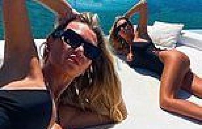Christine McGuinness showcases her incredible figure in black swimsuit trends now