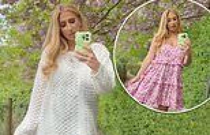 Stacey Solomon puts on a leggy display as she shows off her new floral summer ... trends now